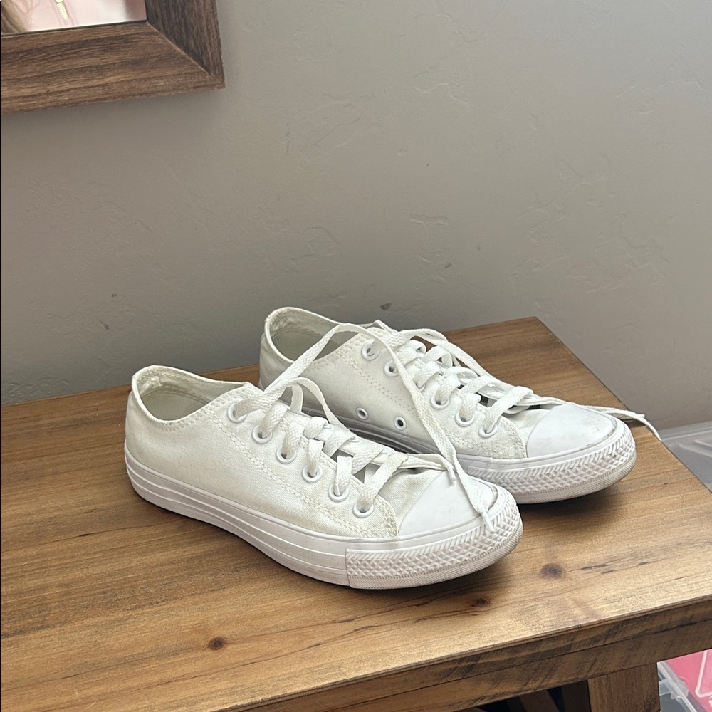 Classic White Converse men’s or women’s!